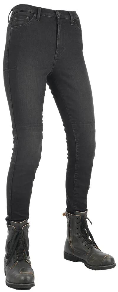 Oxford-Hose, original zugelassene Jeggings. Hose Jegging Damen schwarz 46 Shorts