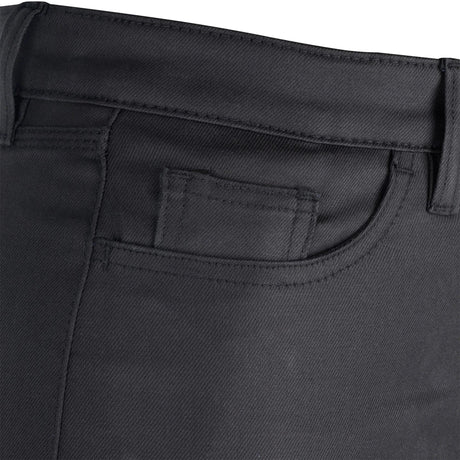 Oxford-Hose AA Wax Jeggings Hose AO Waxed Damen schwarz kurz Größe 1