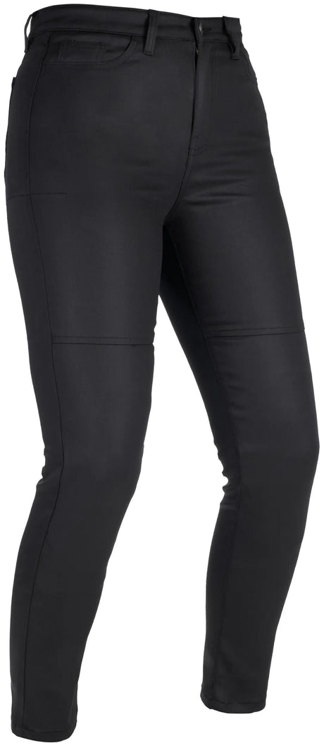 Oxford-Hose AA Wax Jeggings Hose AO Waxed Damen schwarz Regu Größe 08