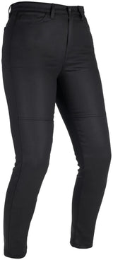 Oxford-Hose AA Wax Jeggings Hose AO gewachst Damen schwarz Regu Größe 12