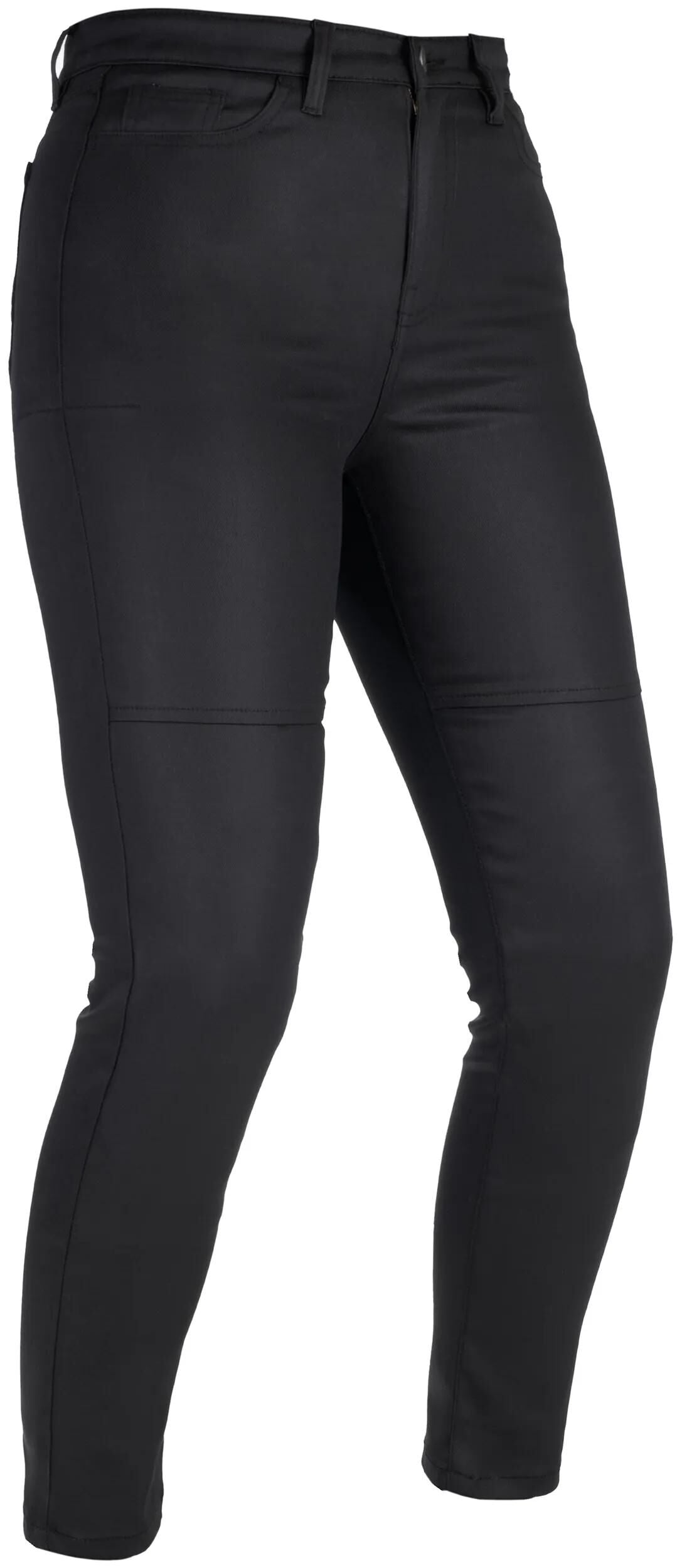 Oxford-Hose AA Wachs Jeggings Hose AAO gewachst Damen schwarz lang Größe 16
