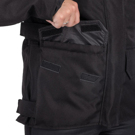Oxford-Jacke Spartan Long WP WS Jacke Schwarz. Jacke Spartan da schwarz lang Größe 10