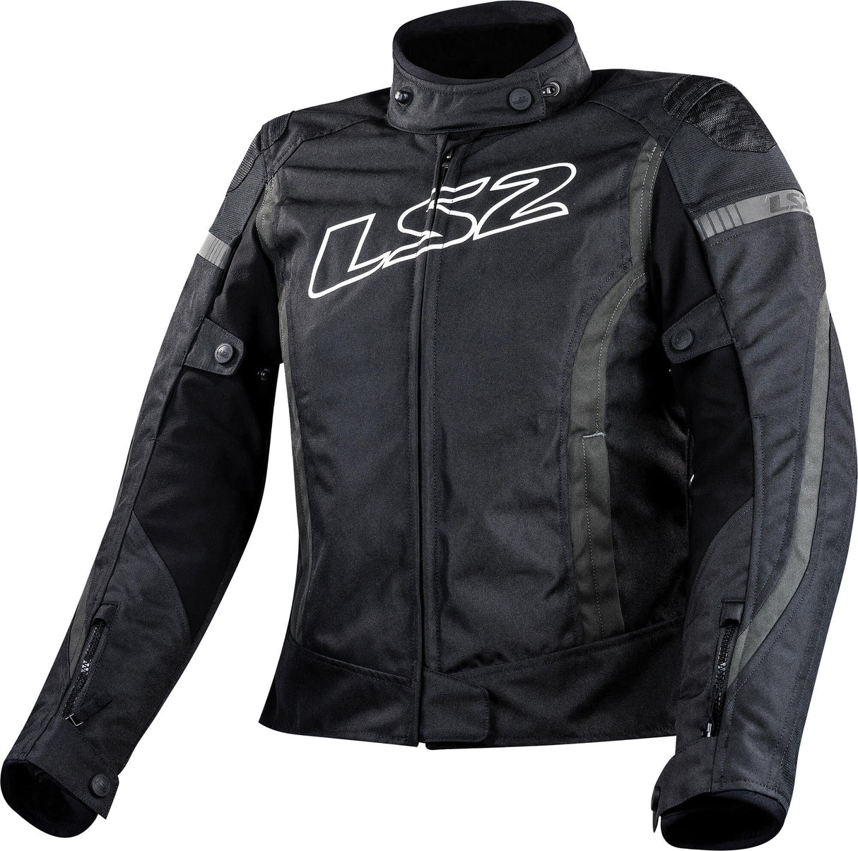 Ls2 Jacke Gate Jacke Gate Lady schwarz dunkelgrau l