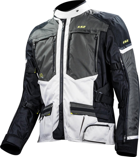 Ls2 Jacke Norwegen Jacke Norwegen Mann schwarz grau gelb m