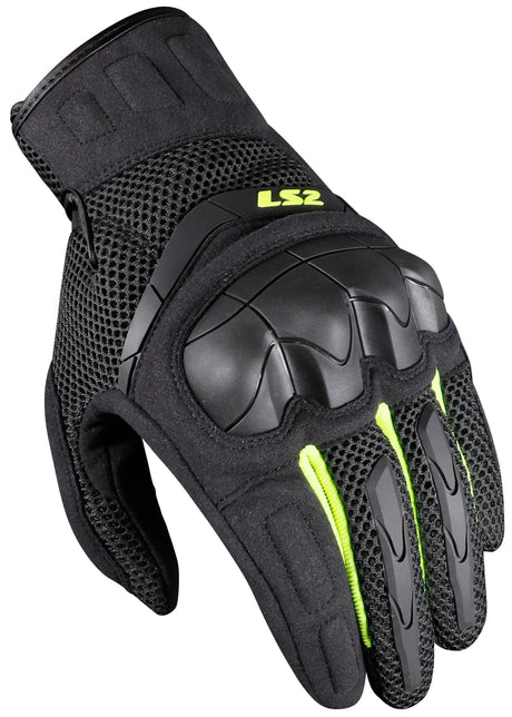 Ls2 Handschuhe Kubra Mann Handschuhe Kubra Mann Anthrazit h-v gelb s