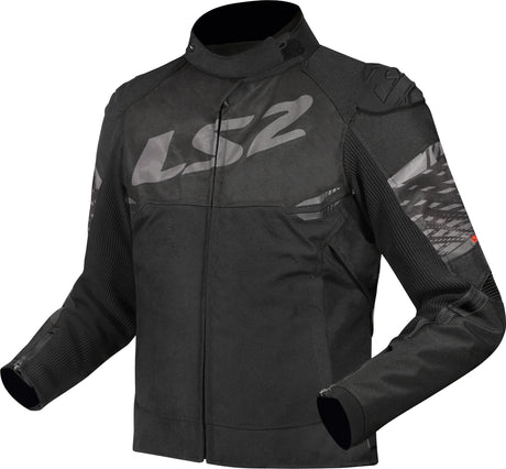 Ls2 Apex Jacke Jacke Apex Damen Schwarz Dunkelgrau Gr. l