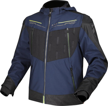 Ls2 Zirkonjacke Jacke Zirkonium Herr Blau Schwarz Neongelb XL