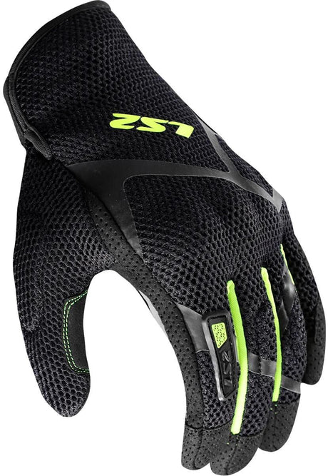 Ls2 handschuh ray ii man glove ray ii men black yellow l