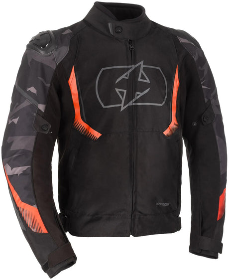 Oxford-Jacke Omega 1.0 Jacke Omega 1.0 D2D MS Schwarz Camo Rot XXL