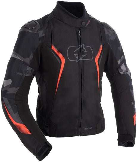 Oxford-Jacke Omega 1.0 Jacke Omega 1.0 D2D WS Schwarz Camo Rot 38