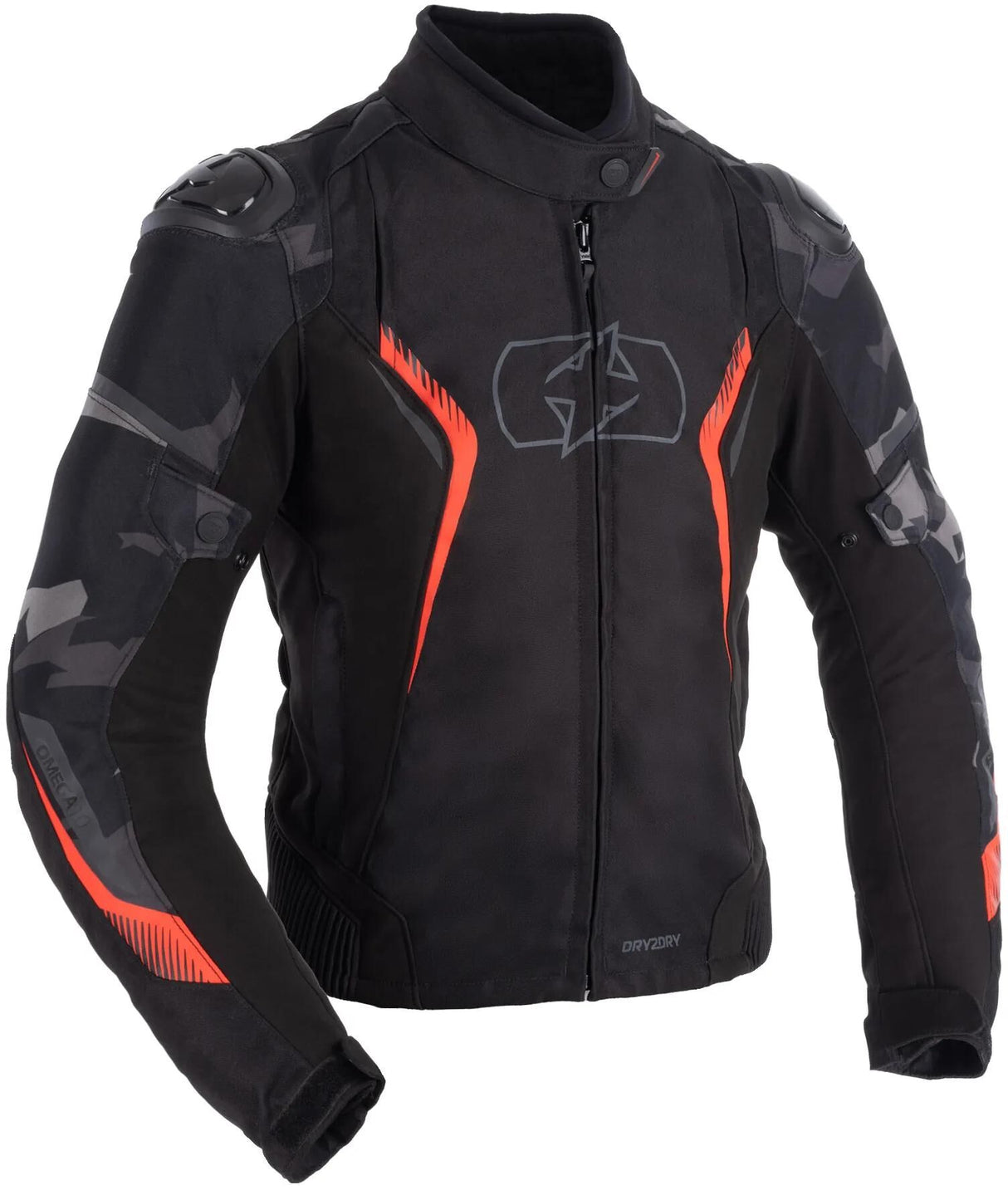 Oxford-Jacke Omega 1.0 Jacke Omega 1.0 D2D WS Schwarz Camo Rot 42