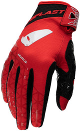 UFO pinkelt Motocross-Handschuh Muria. Handschuhe UFO Muria rot weiß gr. l