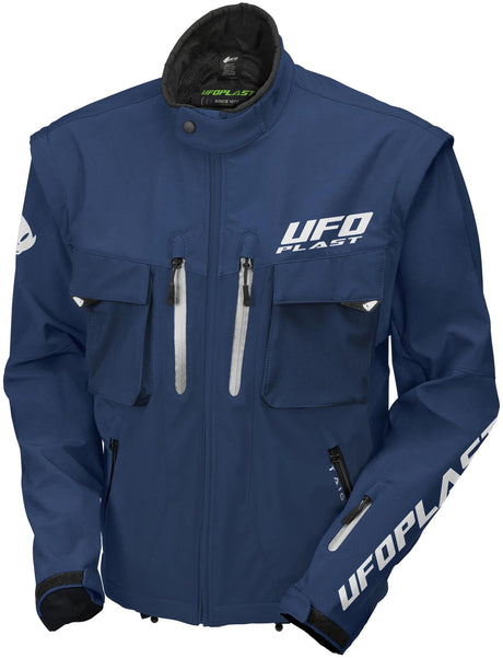 Ufo Pinkeljacke Taiga Endurojacke UFO Blau Gr. m