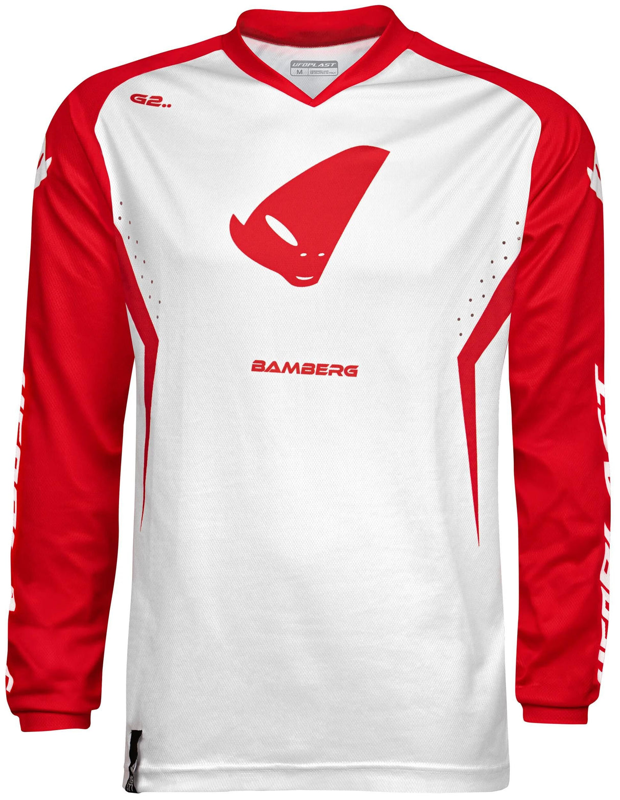 UFO Plast Trikot MX Bamberg, Herren MX Trikot UFO Bamberg rot weiß Gr. xl