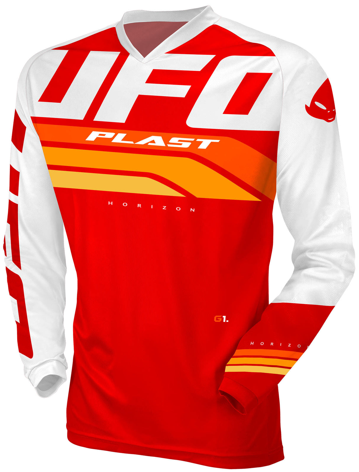 UFO Plast Trikot MX Horizon MX Trikot UFO Horizon rot Gr. xxl