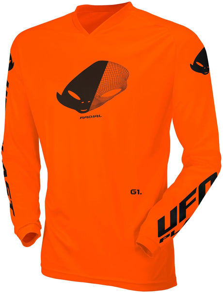 UFO Plast Jersey MX Radial Kindertrikot UFO Rad Neonorange Gr. xxxs