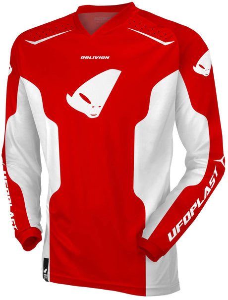 UFO Plast Trikot MX Oblivion MX Trikot UFO Oblivion rot weiß Gr. xxl
