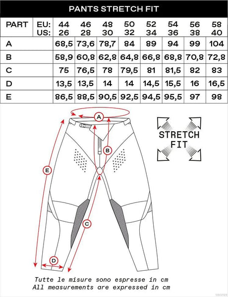 Ufo Plast MX Ares Hose MX Hose UFO Ares weiß schwarz Größe 54