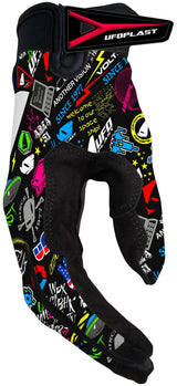 UFO-Pipi-Kinderhandschuhe UFO-Skyline-Grafik Gr. l