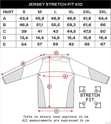 UFO Plast Trikot Ares Kinder Kindertrikot UFO Are Grau Rot Gr. s