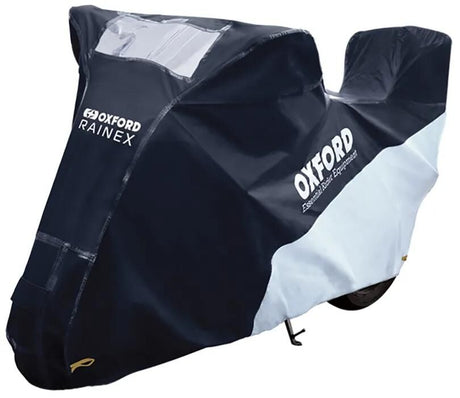 Oxford Rainex Faltgarage mit Topcase-Verlängerung Fahrradabdeckungen Rainex Outdoor f. Topcase-Größe