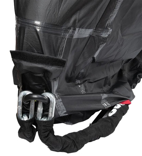 Oxford Rainex Faltgarage mit Topcase-Verlängerung Fahrradabdeckungen Rainex Outdoor f. Topcase-Größe