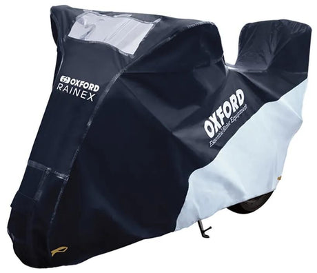 Oxford Rainex Faltgarage mit Topcase-Verlängerung Fahrradabdeckungen Rainex Outdoor f. Topcase-Größe