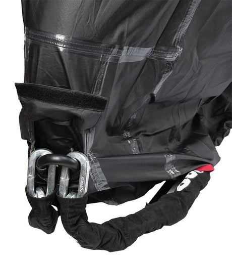 Oxford Rainex Faltgarage mit Topcase-Verlängerung Fahrradabdeckungen Rainex Outdoor f. Topcase-Größe