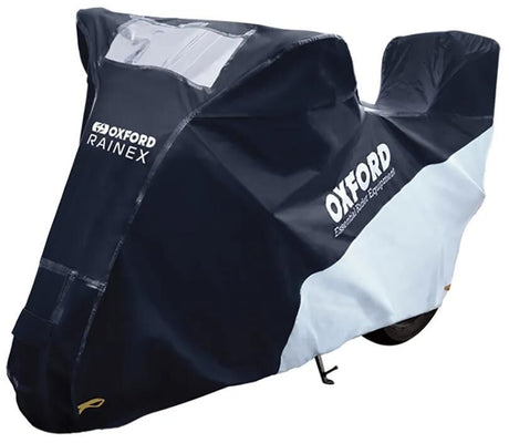Oxford Rainex Faltgarage mit Topcase-Verlängerung Fahrradabdeckungen Rainex Outdoor f. Topcase-Größe