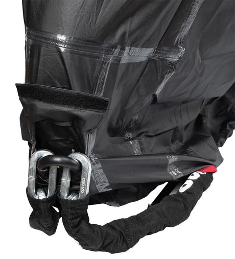 Oxford Rainex Faltgarage mit Topcase-Verlängerung Fahrradabdeckungen Rainex Outdoor f. Topcase-Größe