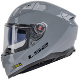 Ls2 Integralhelm FF811 Vector II Solider Helm FF811 Vect. II einfarbig xxs grau