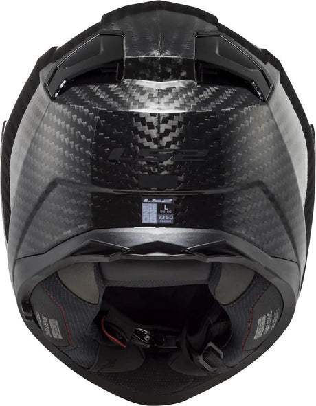 Ls2 Integralhelm FF811 Vector II Carbon Solid Helm FF811 Vect. ii massiv schwarz Carbon s