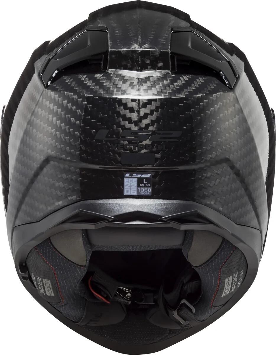 Ls2 Integralhelm FF811 Vector II Carbon Solid Helm FF811 Vect. II solides Schw. Carbon XL