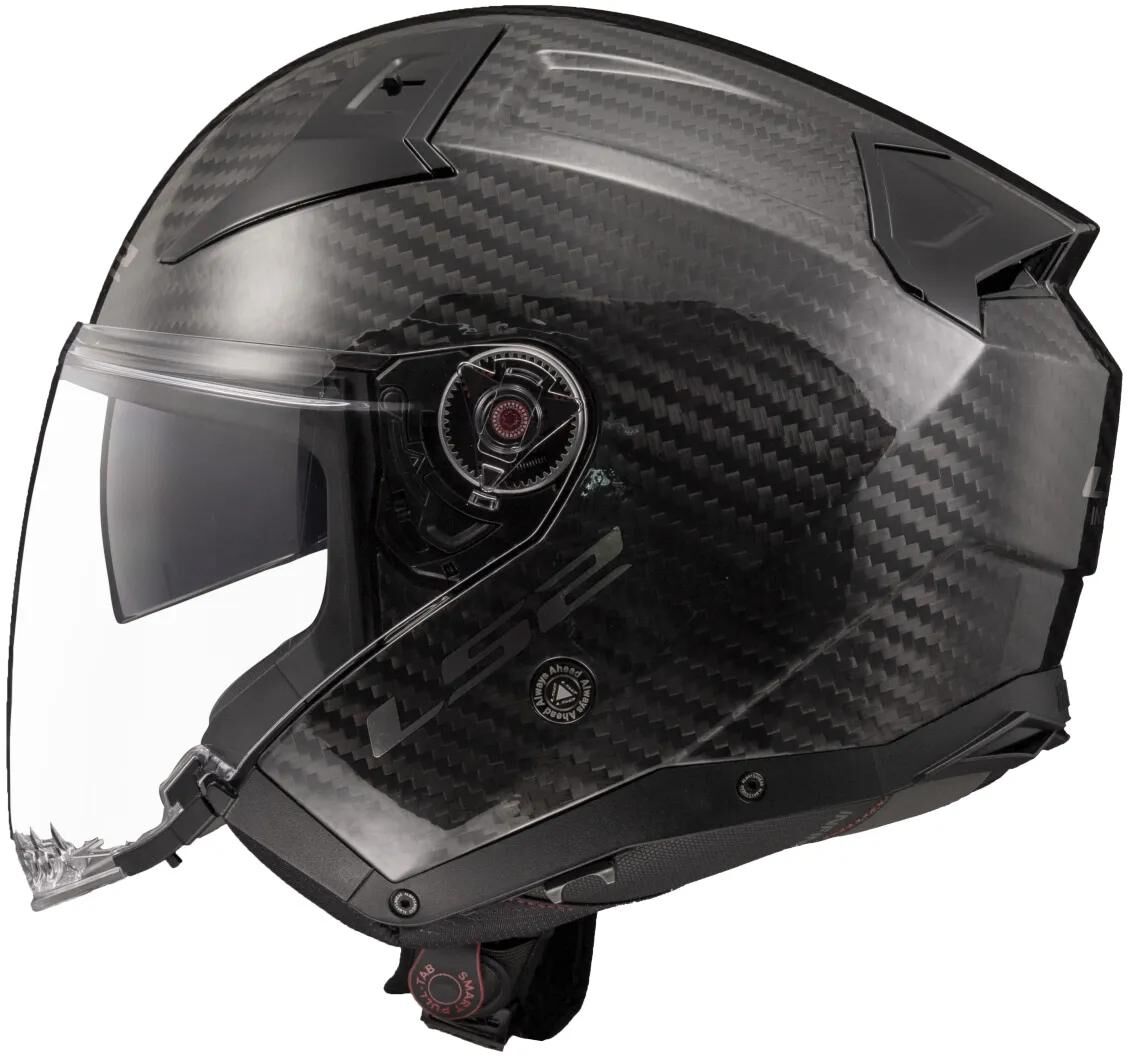 Ls2 Jethelm of603 Infinity II Carbon Solid Helm Infinity II Carbon Black Gr. xs