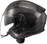 Ls2 Jethelm of603 Infinity II Carbon Solid Helm Infinity II Carbon Black Gr. xxl