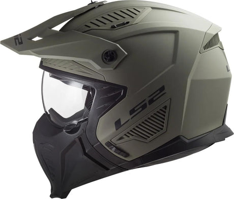 Modularer Ls2-Helm aus 606 Drifter Solid Helm aus 606 Drifter Solid L Mattsand