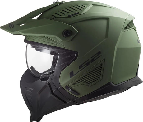 Ls2 modularer Helm of606 Drifter Solid Helm of606 Drifter Solid XXL mattgrün