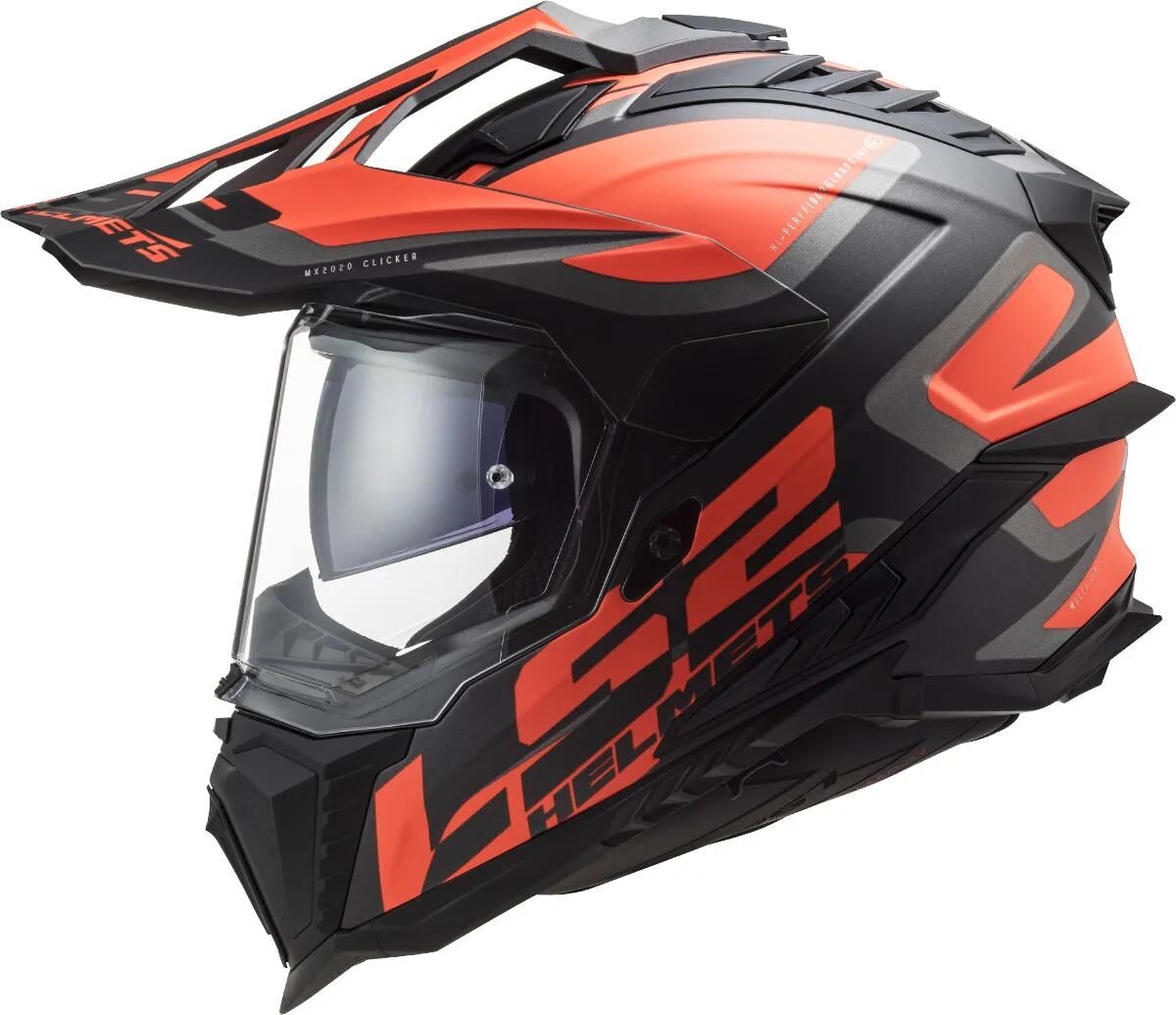 Ls2 Enduro-Helm MX701 Explorer Alter, abnehmbar und waschbar, Rettungswangenpolster, mikrometrischer Verschluss, abnehmbares Helmoberteil, Vorbereitung für Helmkommunikation, Pinlock 70 Maxvision™. Helm MX701 Explorer Alter S Bl. oder matt