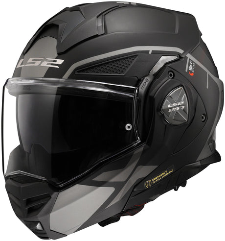 Ls2 Klapphelm FF901 Advant x Memetryk Helm FF901 Adv. x metrisch m schwarz grau
