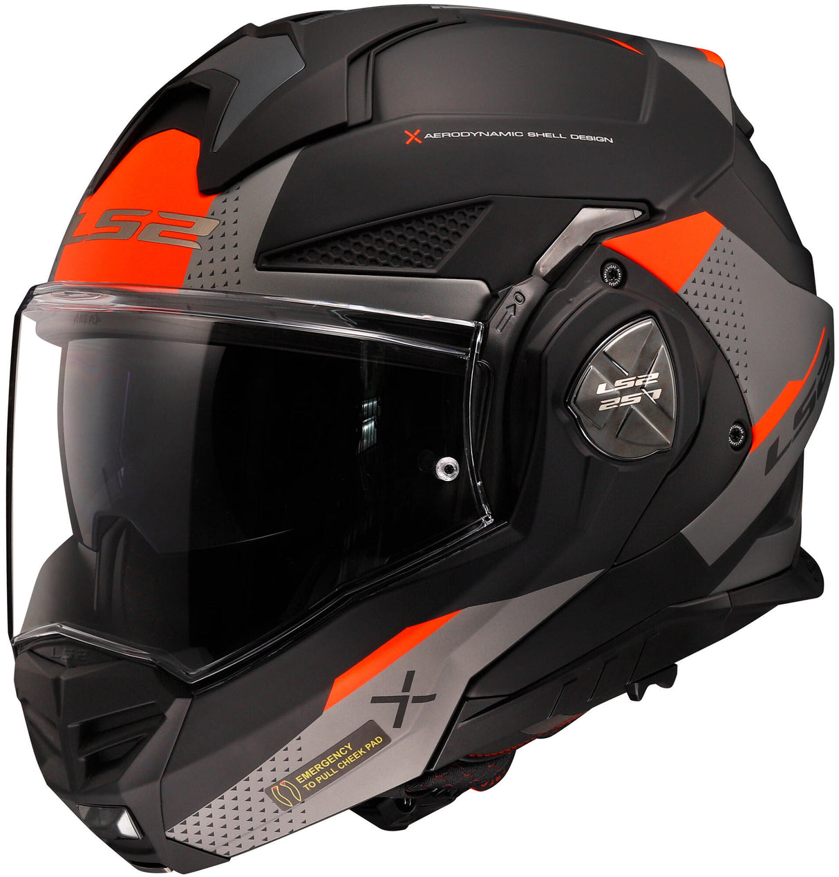 Ls2 Klapphelm FF901 Advant x Oblivion Helm FF901 Adv. x basierend auf s bl tit. orange