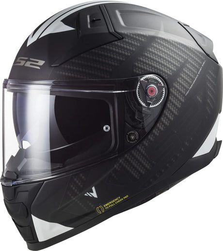 Ls2 Integralhelm FF811 Vector II Splitterhelm FF811 Vect. ii spl. xl bl weiß