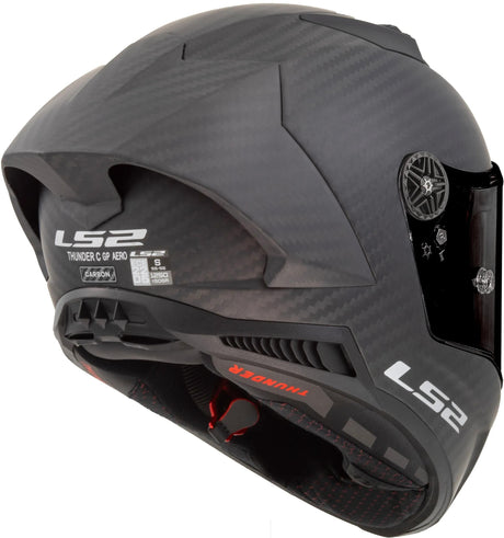 LS2 Integralhelm „FF805 Thunder Carbon GP Aero“ Helm Thunder GP AER Schwarz Matt Gr. l