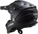 Ls2 Motocross-Helm MX700 Subverter Evo Noir Helm MX700 Subv.Evo Noir M Mattschwarz