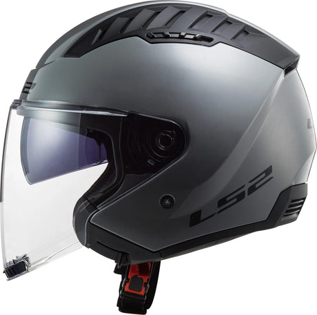 Ls2 of600 Copter II Solid Jet Helm Helm Copter II Soli Nardo Grau Gr. l