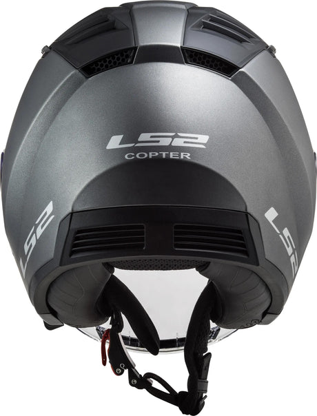 Ls2 of600 Copter II Solid Jethelm Helm Copter II Soli Titan matt Gr. s