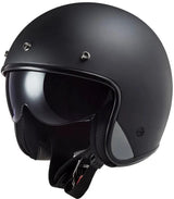 Ls2 Jethelm von 601 Bob II Solid Helm von 601 Bob II Solid S Mattschwarz