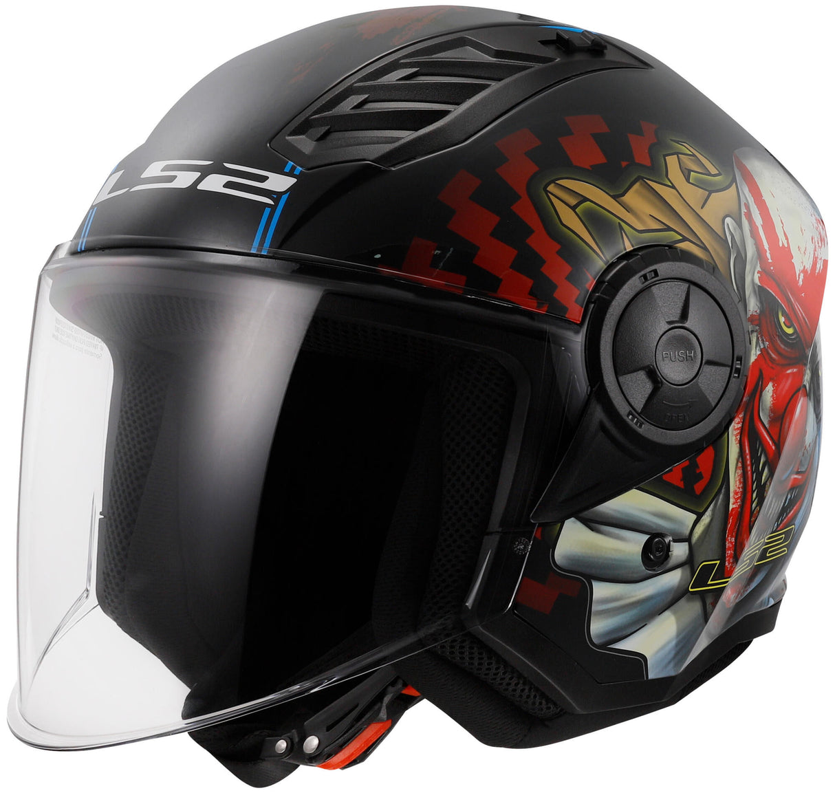 Ls2 Jethelm von 616 Airflow II Happy Dreams Helm Airflow II von 6 Happy Dreams Gr. xxl
