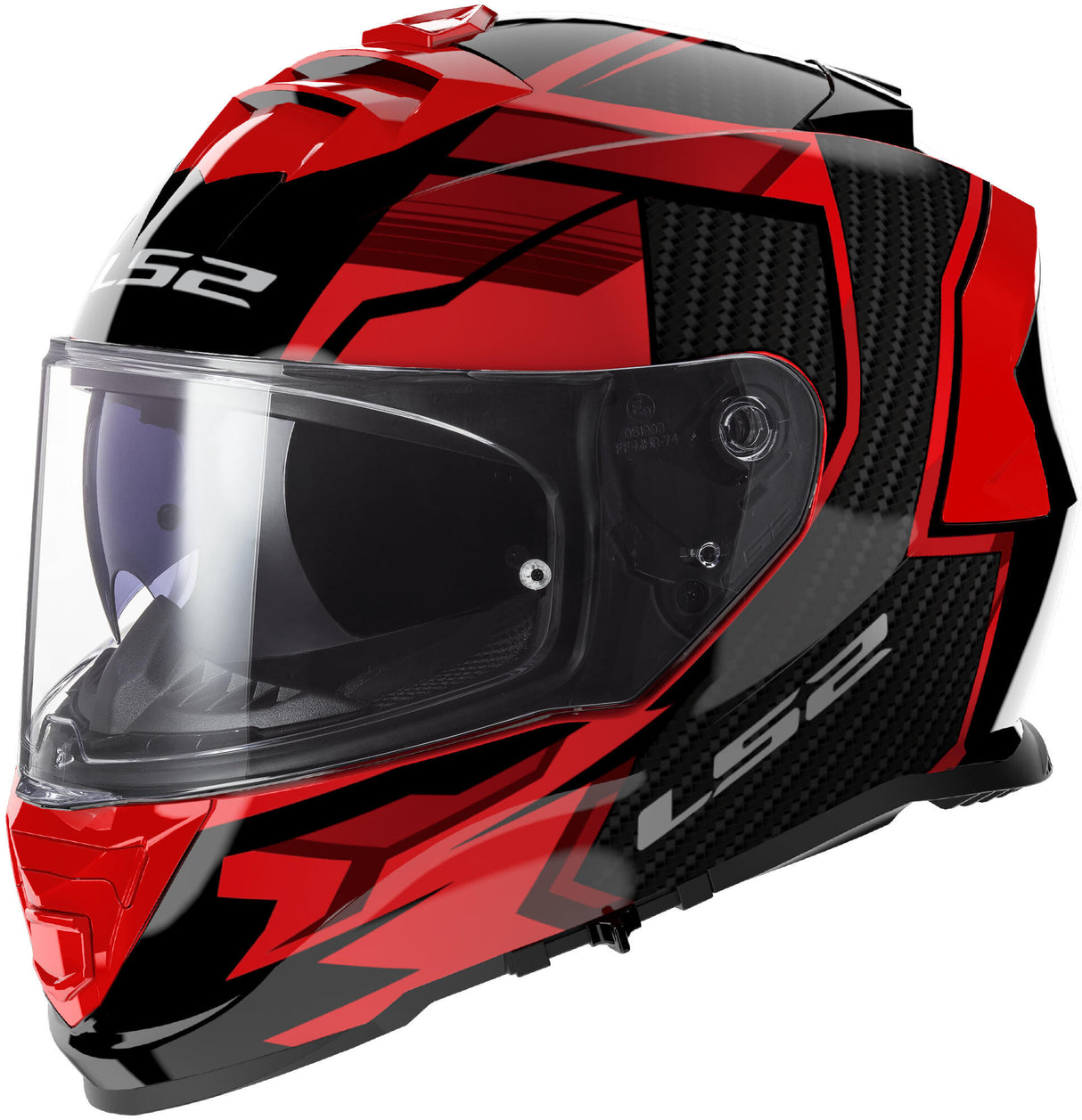 Ls2 Integralhelm FF800 Storm II Tracker Helm FF800 Storm II Tracker L schwarz rot