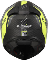 Ls2 Integralhelm FF811 Vector II Carbon Grid. Helm FF811 Vector II Vergasergitter l bl. yel.