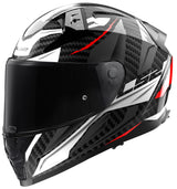 Ls2 Integralhelm FF811 Vector II Carbon Savage. Helm ff811 Vektor i c savage ws rt gr gr. s